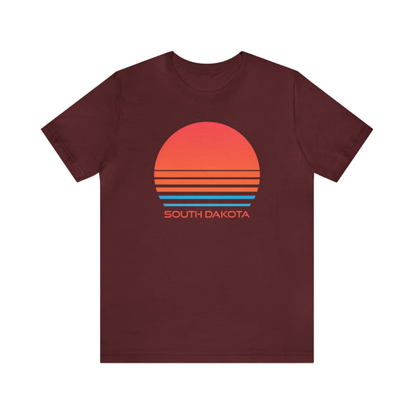 South Dakota T-Shirt - Retro 80s Unisex South Dakota Shirt