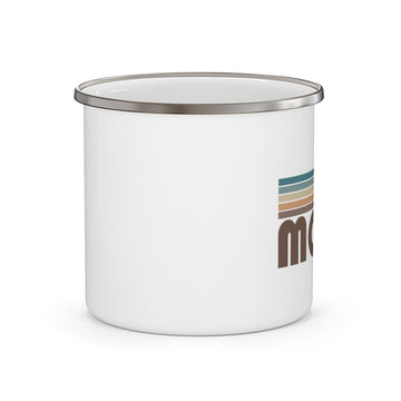 Moab, Utah Camp Mug - Retro Enamel Camping Moab Mug - 0