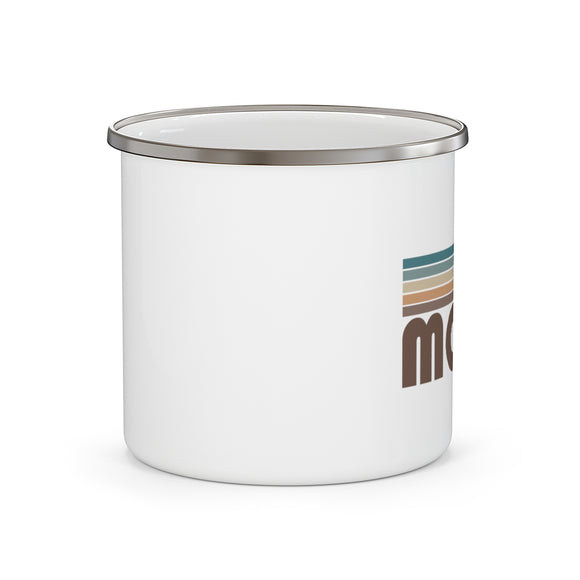 Moab, Utah Camp Mug - Retro Enamel Camping Moab Mug