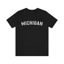 Michigan T-Shirt - Paint Text Unisex Michigan Shirt-7