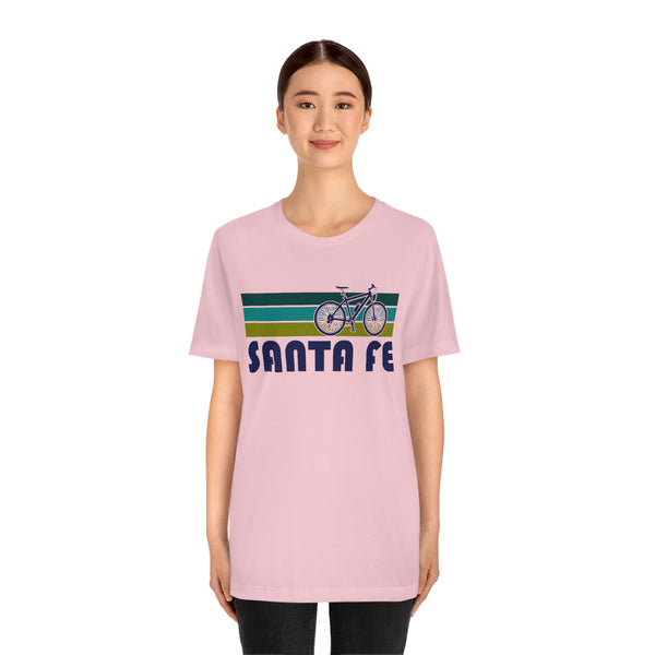Santa Fe T-Shirt - Retro Mountain Bike Adult Unisex Santa Fe, New Mexico T Shirt