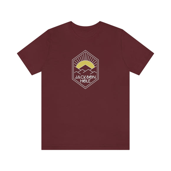 Jackson Hole, Wyoming T-Shirt - Sun Unisex Jackson Hole Shirt