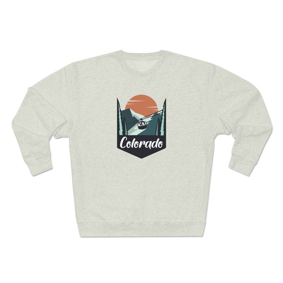 Premium Colorado Crewneck Sweatshirt - Retro Unisex Sweatshirt