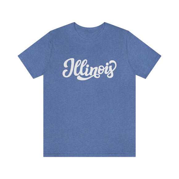 Illinois T-Shirt - Hand Lettered Unisex Illinois Shirt