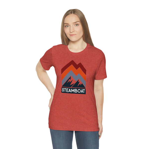 Steamboat, Colorado T-Shirt - Retro Mountain Unisex Steamboat Shirt