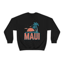 Maui, Hawaii Sweatshirt - Unisex Retro Palm Tree Crewneck Maui Sweatshirt-19