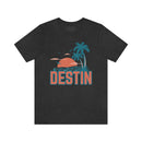 Destin, Florida T-Shirt - Retro Palm Tree & Beach Unisex Destin Shirt-49