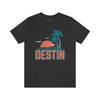 Destin, Florida T-Shirt - Retro Palm Tree & Beach Unisex Destin Shirt