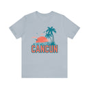 Cancun, Mexico T-Shirt - Retro Palm Tree & Beach Unisex Cancun Shirt-61