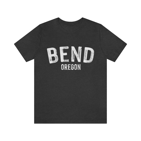 Bend, Oregon Shirt - Paint Text Unisex Bend T-Shirt