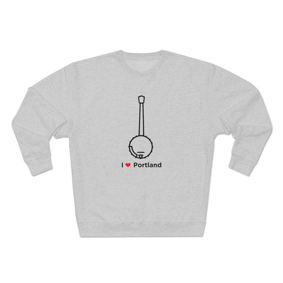 Premium Portland, Oregon Crewneck Sweatshirt - Retro Unisex Sweatshirt