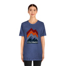 Colorado T-Shirt - Retro Mountain Line Unisex Colorado Shirt-47