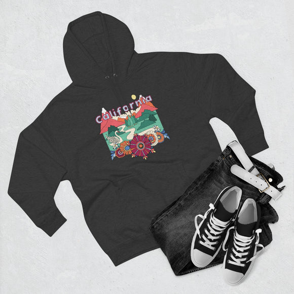 Premium California Hoodie - Boho Unisex Sweatshirt