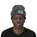 Colorado Beanie - Adult Embroidered Retro Green Colorado Knit Hat-3