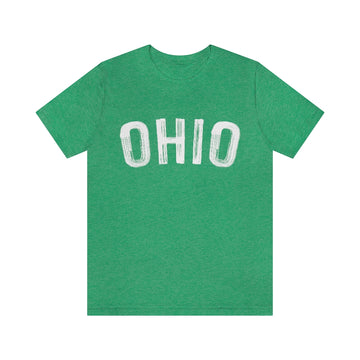 Ohio T-Shirt - Paint Text Unisex Ohio Shirt