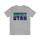 Utah T-Shirt - Retro Mountain Bike Adult Unisex Utah T Shirt-1