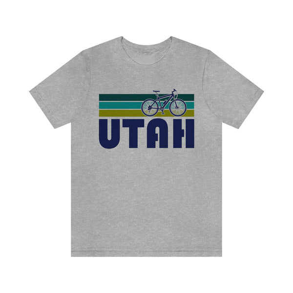 Utah T-Shirt - Retro Mountain Bike Adult Unisex Utah T Shirt