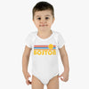 Boston Baby Bodysuit - Retro Sun Boston, Massachusetts Baby Bodysuit