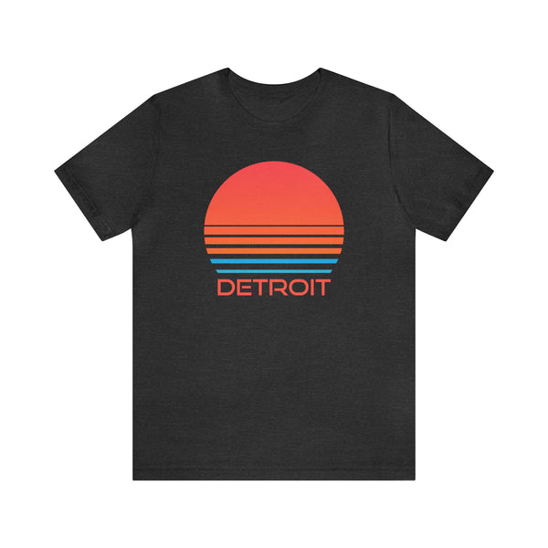 Detroit, Michigan T-Shirt - Retro 80s Unisex Detroit Shirt