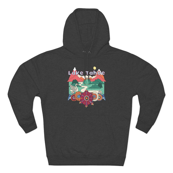 Premium Lake Tahoe, California Hoodie - Boho Unisex Sweatshirt