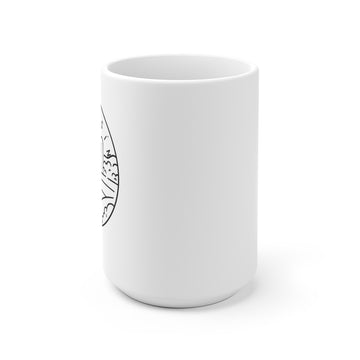 Wisconsin Mug - State Design White Ceramic Wisconsin Mug (11oz & 15oz)