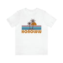 Honolulu, Hawaii T-Shirt - Retro Palm Tree Unisex Honolulu Shirt-10
