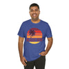 Beach Bum T-Shirt - Retro Palm Tree Unisex Beach Bum Shirt