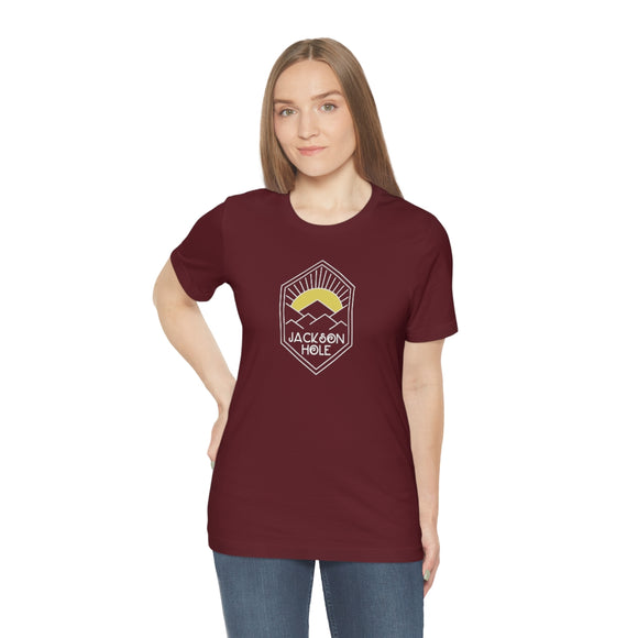 Jackson Hole, Wyoming T-Shirt - Sun Unisex Jackson Hole Shirt