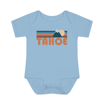 Tahoe Baby Bodysuit - Retro Mountain Tahoe, California Baby Bodysuit