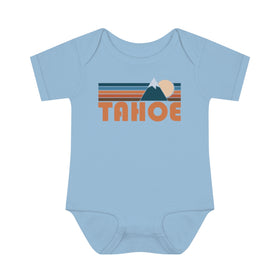 Tahoe Baby Bodysuit - Retro Mountain Tahoe, California Baby Bodysuit