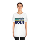 Boise T-Shirt - Retro Mountain Bike Adult Unisex Boise, Idaho T Shirt-11