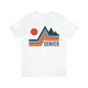 Denver, Colorado T-Shirt - Retro Mountain Unisex Denver Shirt