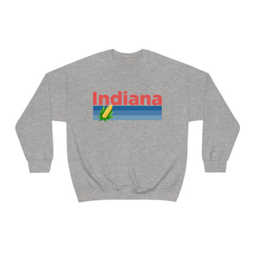 Buy sport-grey Indiana Sweatshirt - Retro Corn Unisex