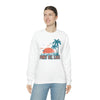 Port St. Lucie, Florida Sweatshirt - Unisex Retro Palm Tree Crewneck Port St. Lucie Sweatshirt