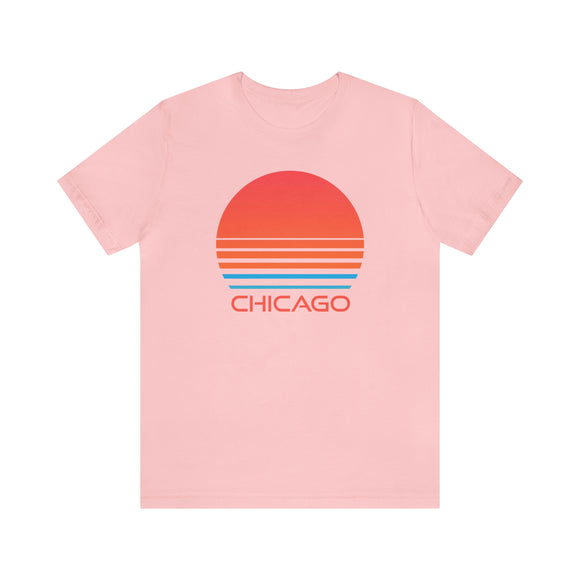 Chicago, Illinois T-Shirt - Retro 80s Unisex Chicago Shirt