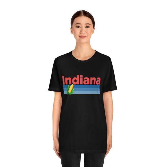 Indiana T-Shirt - Retro Corn Unisex Indiana Shirt