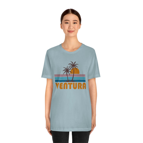 Ventura, California T-Shirt - Retro Palm Tree Unisex Ventura Shirt