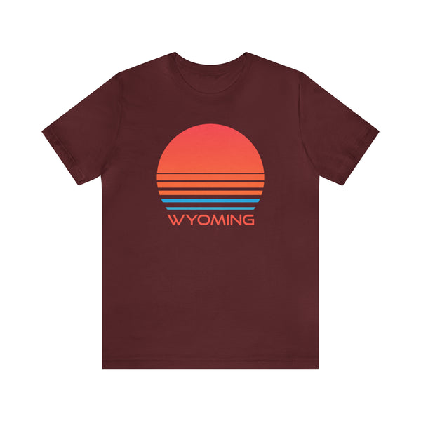 Wyoming T-Shirt - Retro 80s Unisex Wyoming Shirt