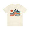 Golden, Colorado T-Shirt - Retro Mountain Unisex Golden Shirt