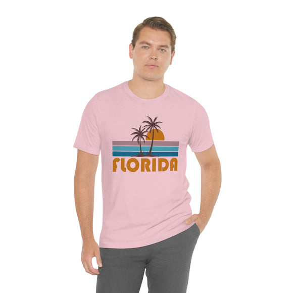 Florida T-Shirt - Retro Palm Tree Unisex Florida Shirt