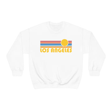 Los Angeles, California Sweatshirt - Retro Sunrise Unisex