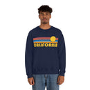 California Sweatshirt - Retro Sunrise Unisex-27