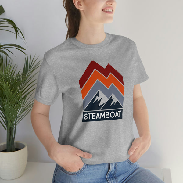 Steamboat, Colorado T-Shirt - Retro Mountain Unisex Steamboat Shirt