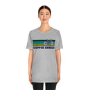 Copper Harbor T-Shirt - Retro Mountain Bike Adult Unisex Copper Harbor, Michigan T Shirt-38
