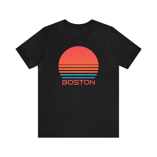 Boston, Massachusetts T-Shirt - Retro 80s Unisex Boston Shirt