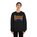 Bend, Oregon Crewneck Sweatshirt - Mountain & Birds Unisex-10