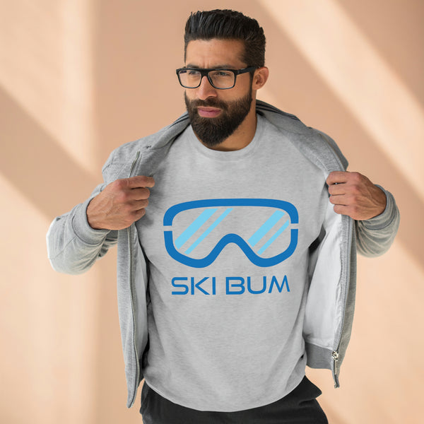 Premium Ski Bum Crewneck Sweatshirt - Retro Unisex Sweatshirt