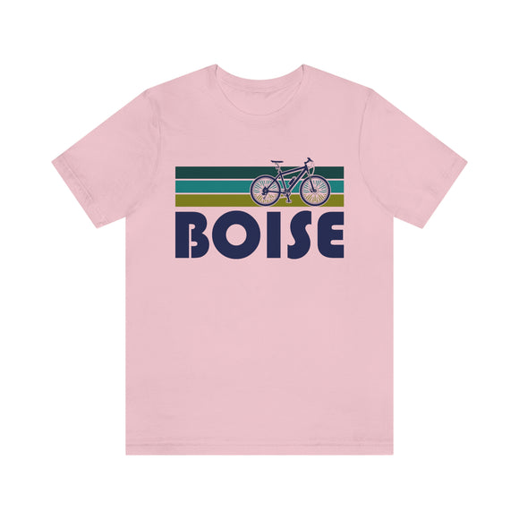 Boise T-Shirt - Retro Mountain Bike Adult Unisex Boise, Idaho T Shirt