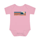 North Carolina Baby Bodysuit - Retro Mountain North Carolina Baby Bodysuit-10