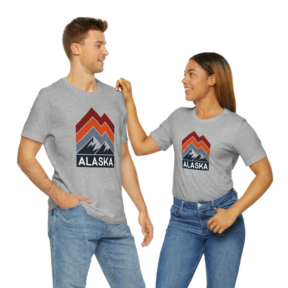Alaska T-Shirt - Retro Mountain Unisex Alaska Shirt